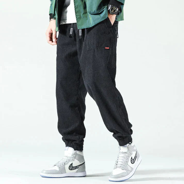 Kenji | Oversized Corduroy Broek