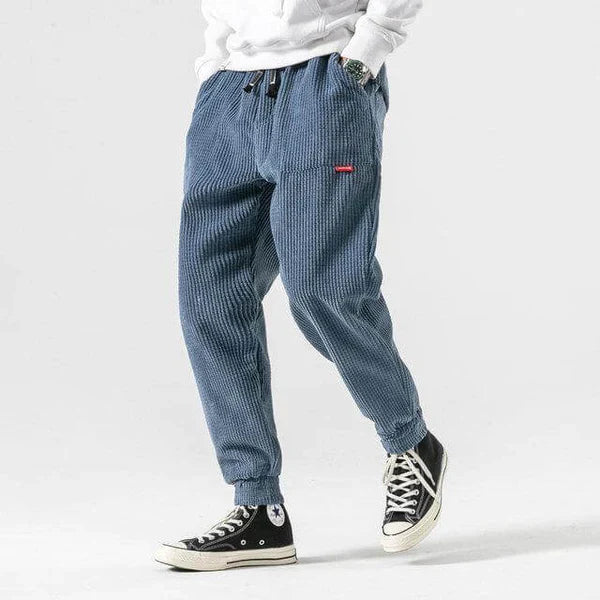 Kenji | Oversized Corduroy Broek