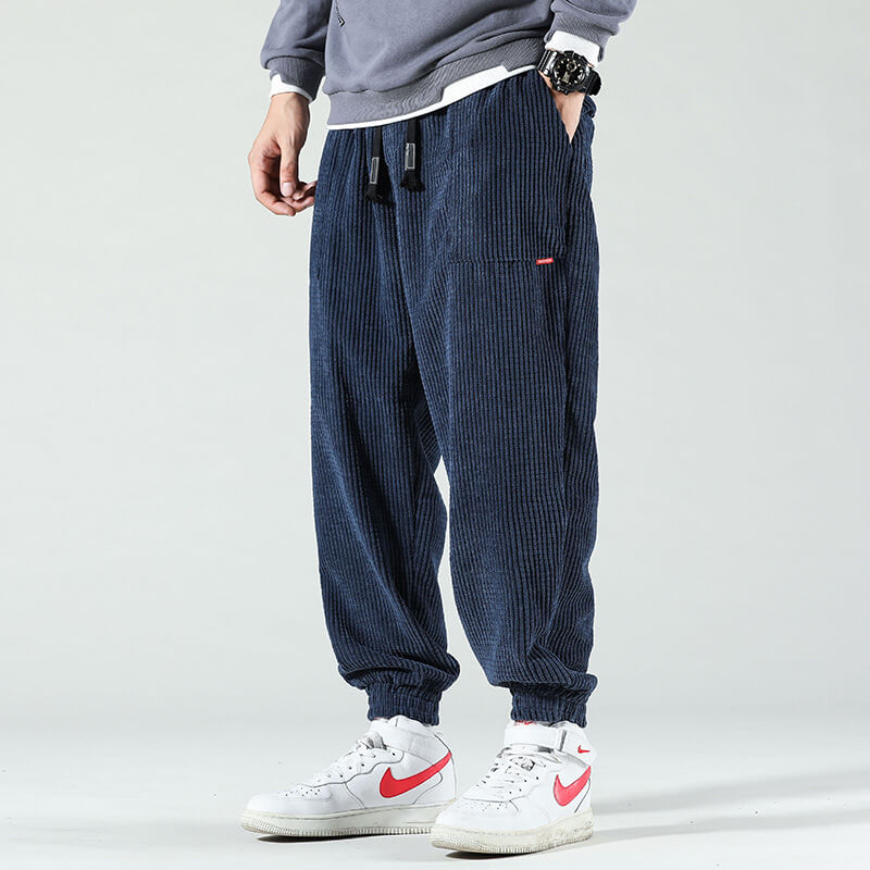 Kenji | Oversized Corduroy Broek